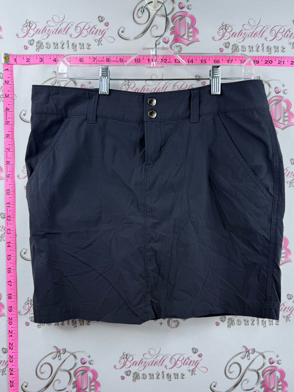 Columbia skort shorts preppy Navy Performance Skort with Double-Button Waist